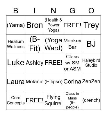 November Community BINGO Card!  Bingo Card