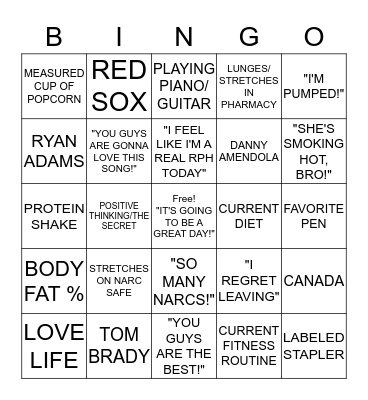 LIND-O!!! Bingo Card