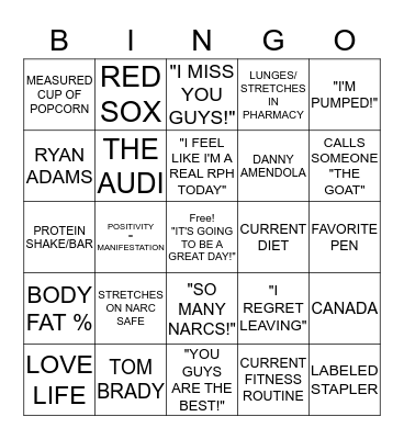 LIND-O!!! Bingo Card