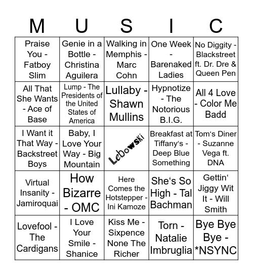 304 Bingo Card