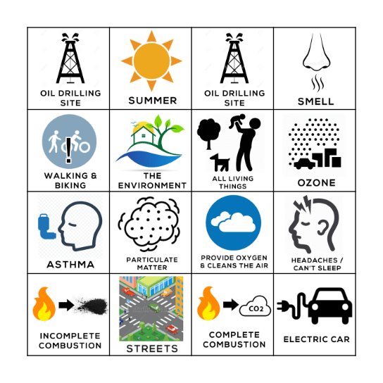 Environmental Health BINGO Card