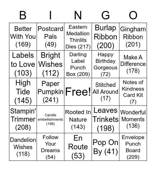 Getting to Know You Bingo Card