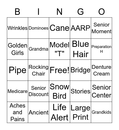 Mary's Birthday Bingo 1 Bingo Card