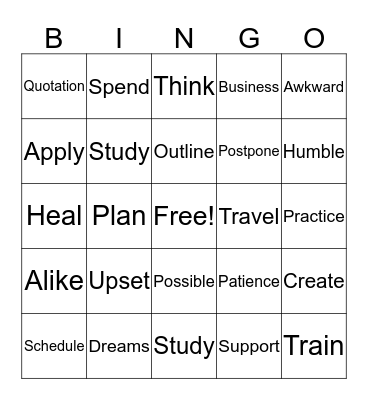 IV MEDIO UNIT 3 Bingo Card