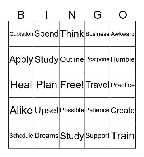 IV MEDIO UNIT 3 Bingo Card