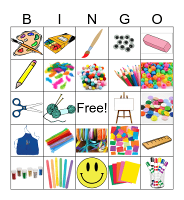 Art Bingo Card