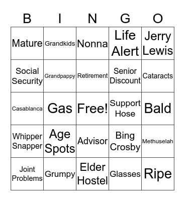 Mary's Birthday Bingo 3 Bingo Card