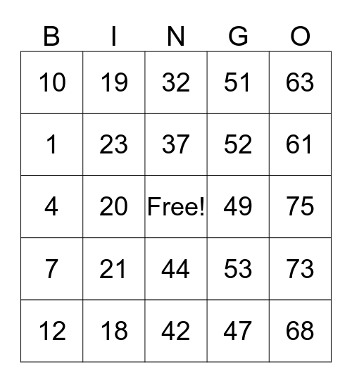AT&T Time and Material and C3 Bingo Card