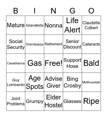 Mary's Birthday Bingo 3 Bingo Card