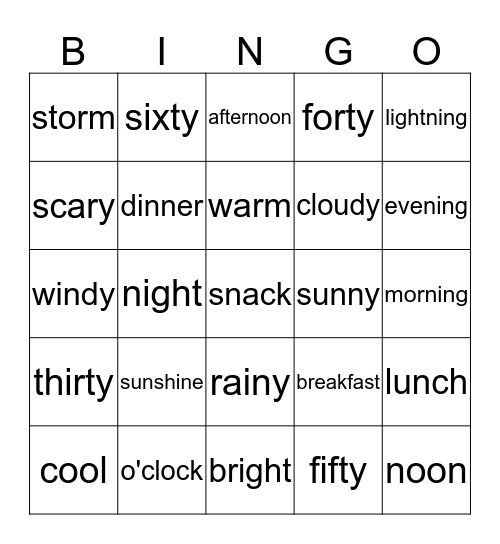 CPB9 Bingo Card