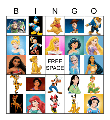 Disney Bingo! Bingo Card