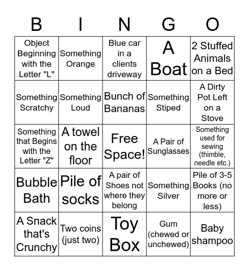 Magic Assistants Bingo! Bingo Card