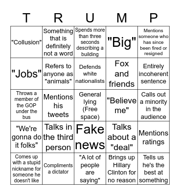 Bing Bing Bing Bingo! Bingo Card