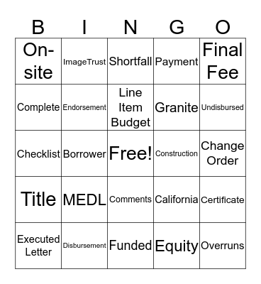 Day 2 - Construction Draw Bingo Card