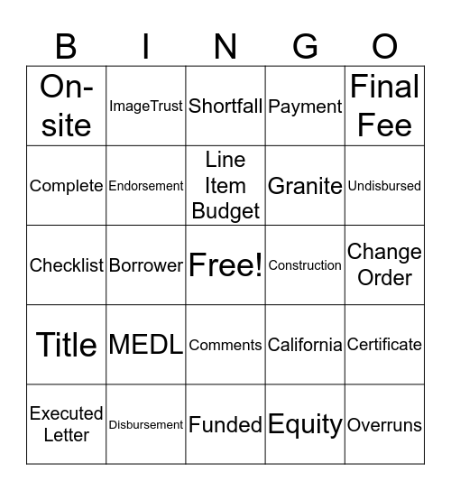 Day 2 - Construction Draw Bingo Card