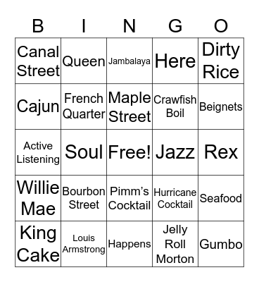 EXCELLENCE HAPPENS HERE  Bingo Card