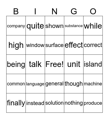 Charlotte's bingo  Bingo Card
