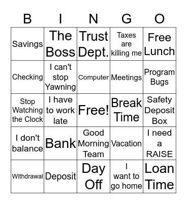 FNBC Luncheon Bingo Card