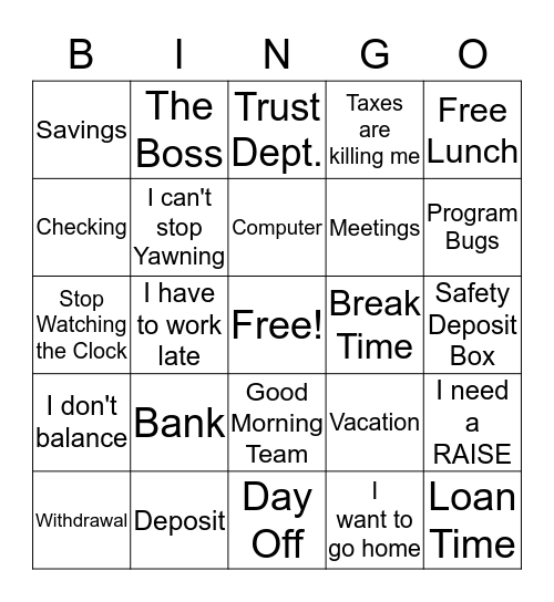 FNBC Luncheon Bingo Card