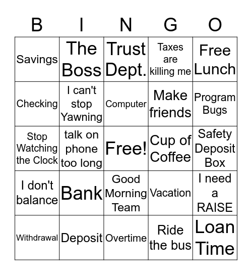 FNBC Luncheon Bingo Card