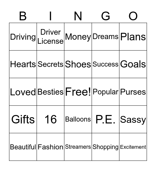 A Night in Paris with Kyerri Bingo Card