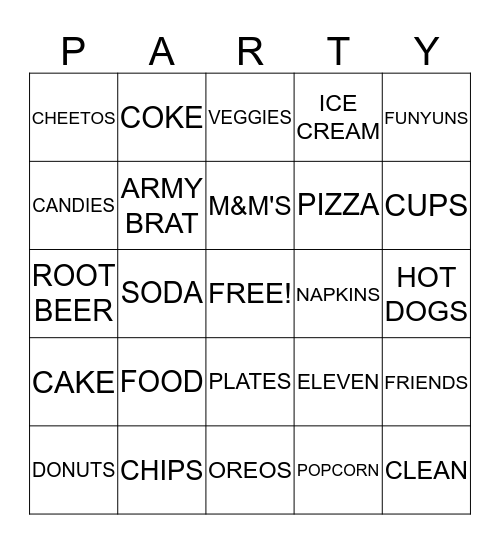 HAPPY BIRTHDAY MATTHEW Bingo Card