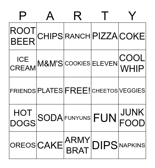 HAPPY BIRTHDAY MATTHEW Bingo Card