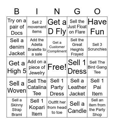 Back to School Bingo Card