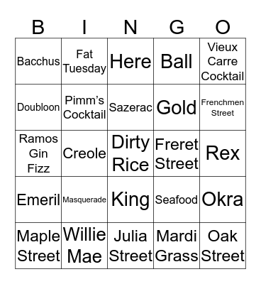 EXCELLENCE HAPPENS HERE   Bingo Card