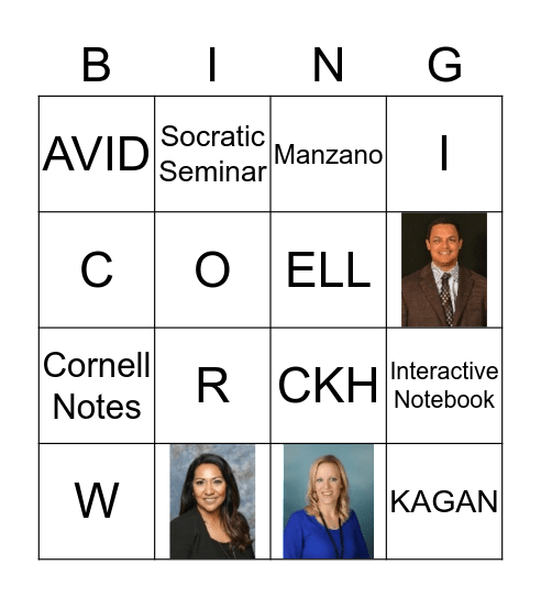 WICOR BINGO Card