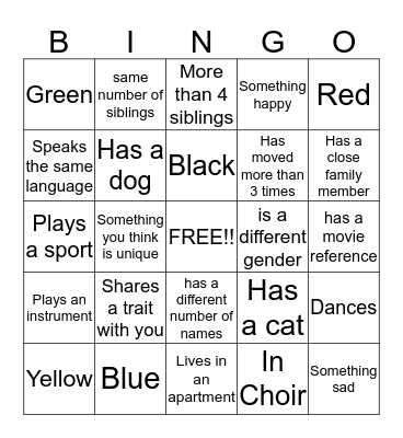 Puzzle Bingo! Bingo Card
