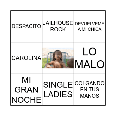 Bingo Musical Bingo Card