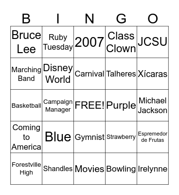 CHÁ de CASA NOVA Bingo Card