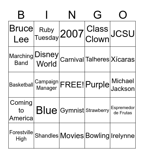 CHÁ de CASA NOVA Bingo Card