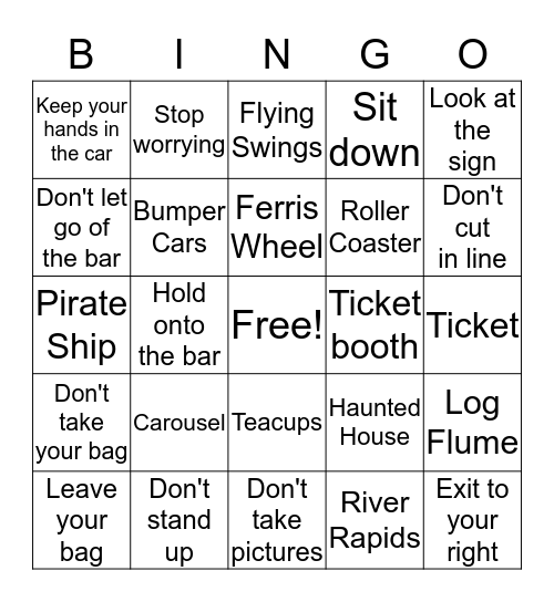 Review Bingo Card