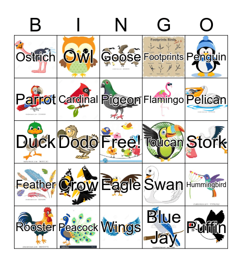 FOWL PLAY BINGO Card