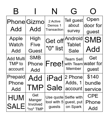 FRIDAY FUN DAY!!!! Bingo Card