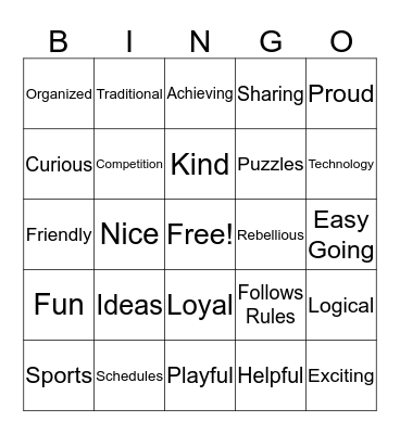 Pride Academy Bingo Card