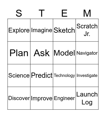 STEM Bingo Card