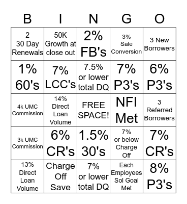 Derrickson District Bingo!  Bingo Card