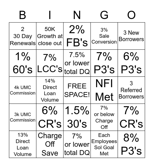 Derrickson District Bingo!  Bingo Card