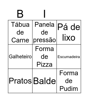 Bingo do Noivos Bingo Card