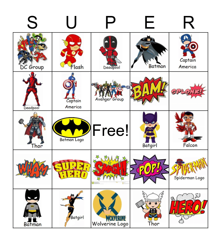 superheroes-bingo-card