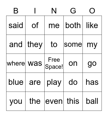 Smart Start Bingo! Bingo Card