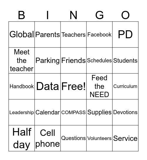 If I Only Had Known............ Bingo Card