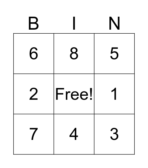 End of summer fun Bingo Card