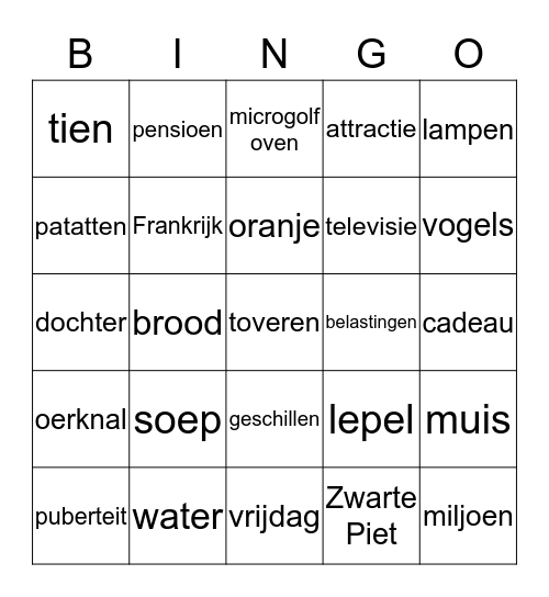 HALLOWEEN BINGO Card