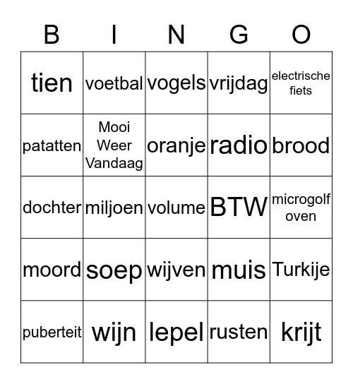 HALLOWEEN BINGO Card