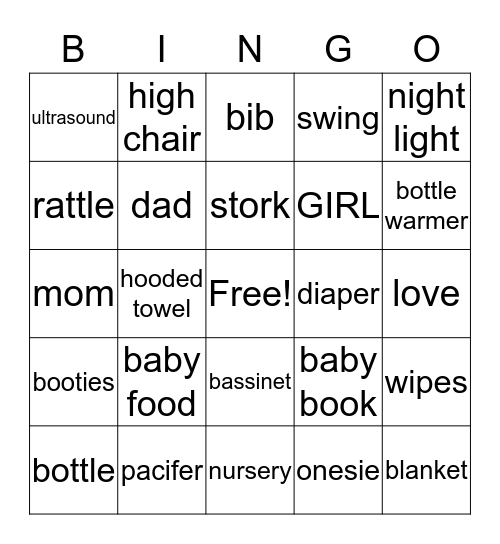 A'niylah Bingo Card