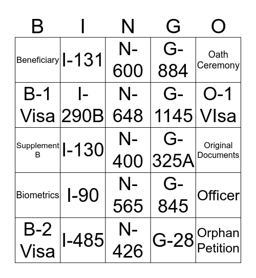 Employee Appreciation Day Bingo Card